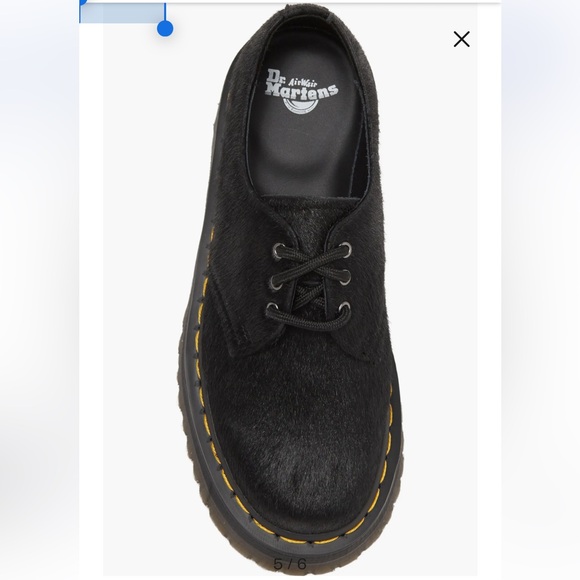 Dr. Martens 1461 Quad Platform Ponyhair Derby, size 7 - Picture 4 of 9